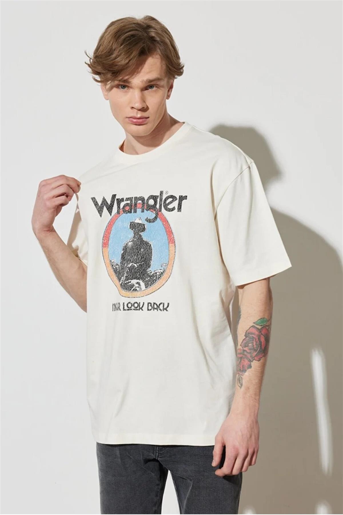 Wrangler Bisiklet Yaka T-shirt W7CBEE737
