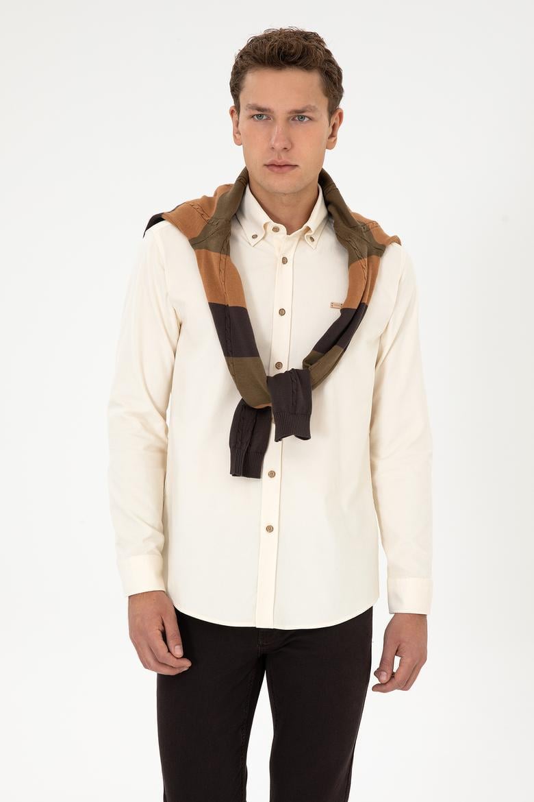 U.S Polo Assn. Erkek Dokuma Gömlek