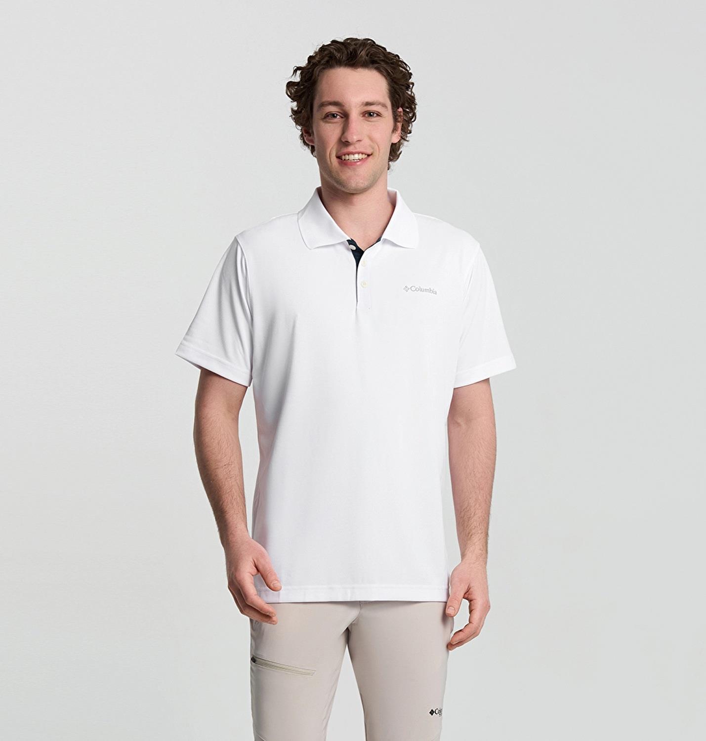 Columbia Utılızer Kısa Kollu Polo Erkek T-Shirt AM0126_100