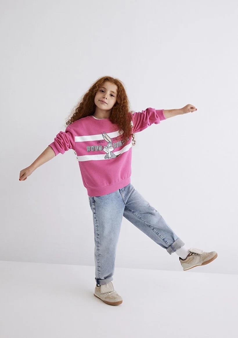 Mavi Bugs Bunny Kız Çocuk Sweatshirt 7S10072-71095
