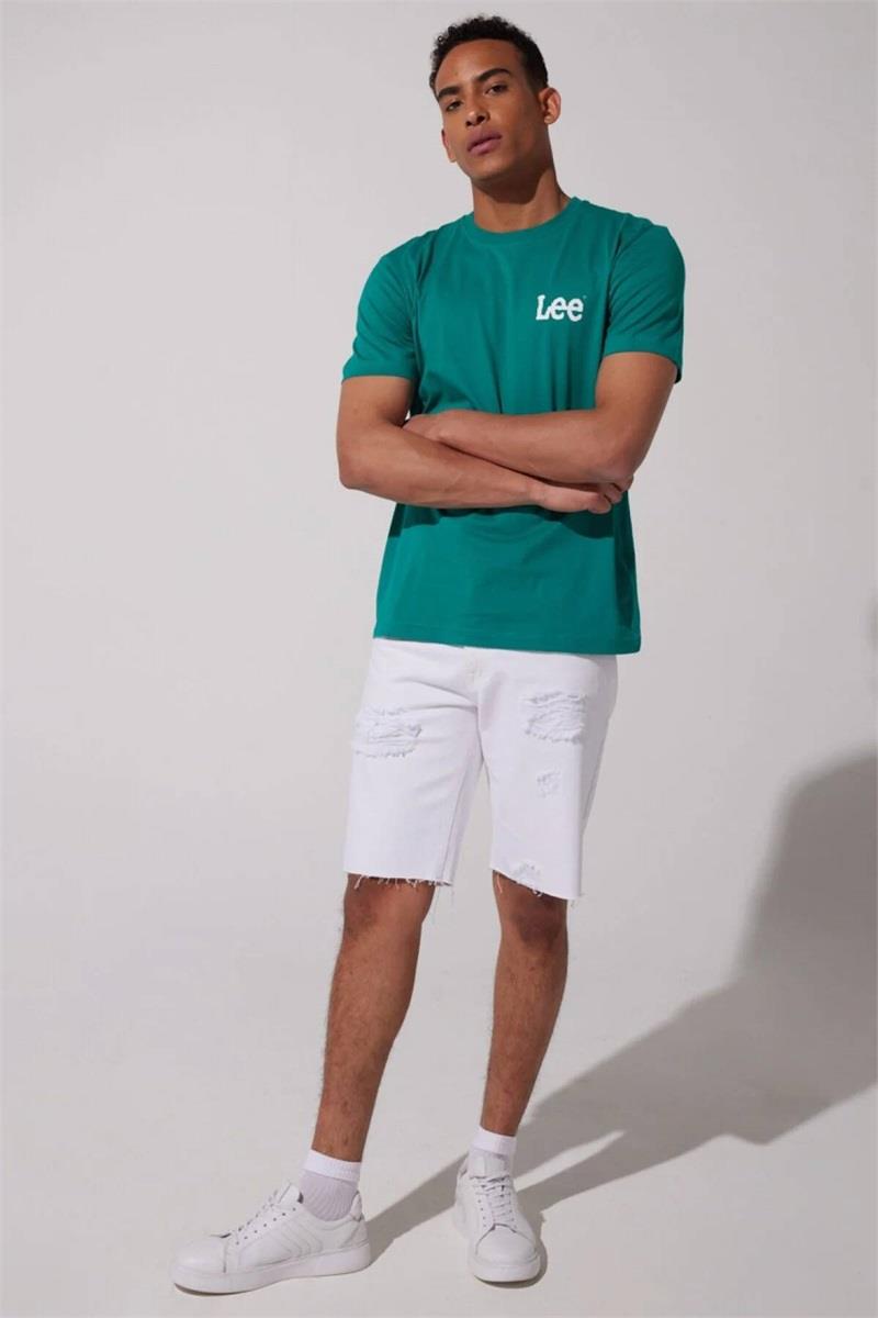Lee Bisiklet Yaka T-shirt LL04FQA12