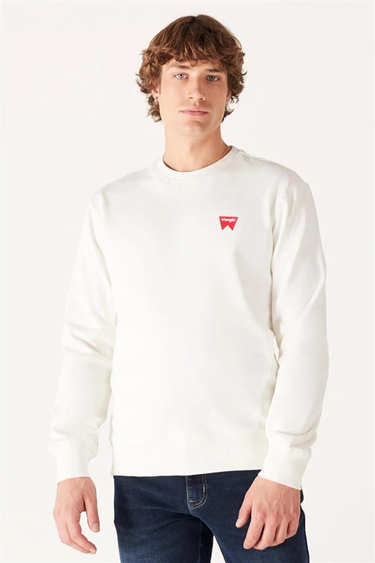 Wrangler Bisiklet Yaka Erkek Sweatshirt W661HAW02