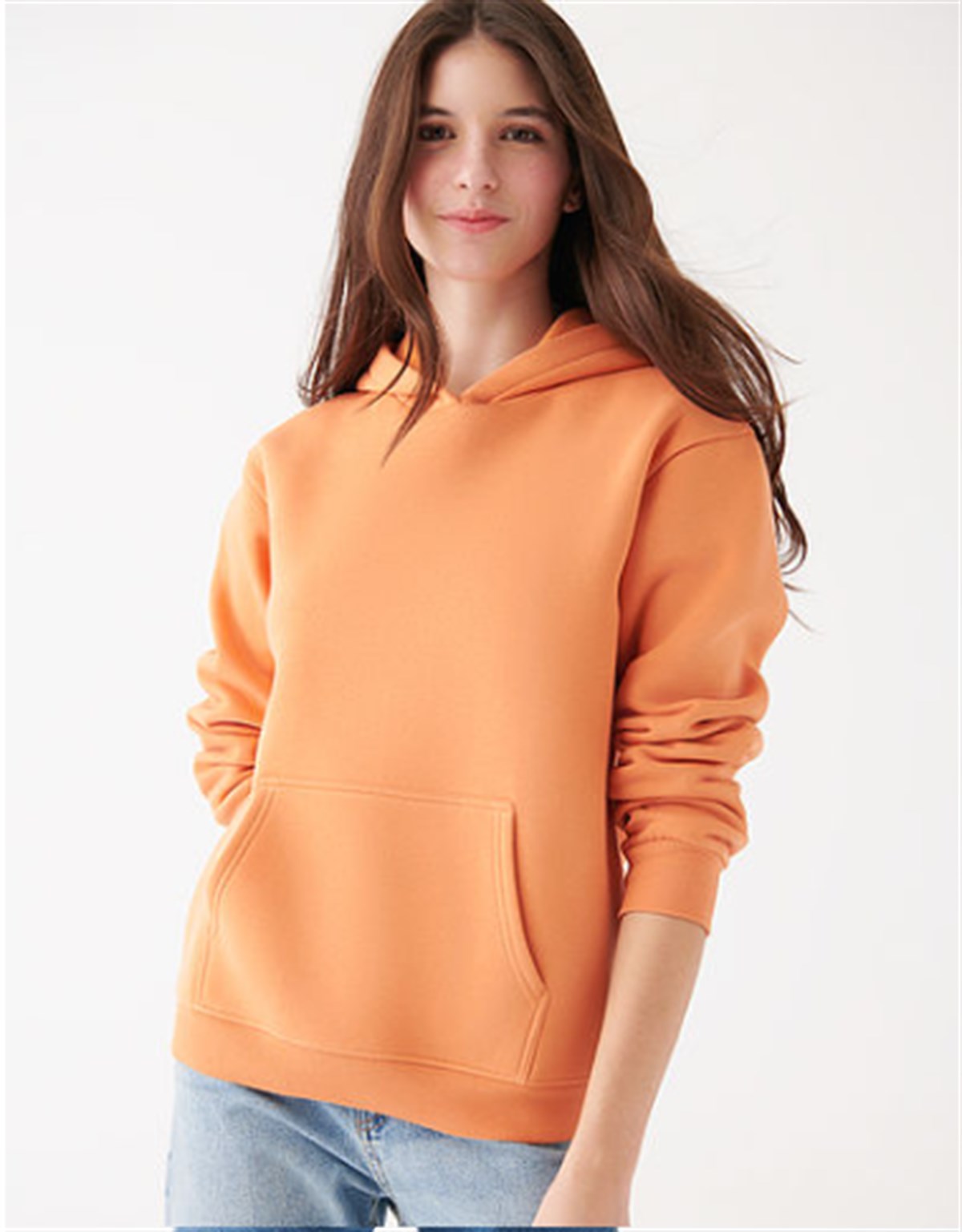 Mavi Kapişonlu Kadın Mercan Sweatshirt 167299-71417
