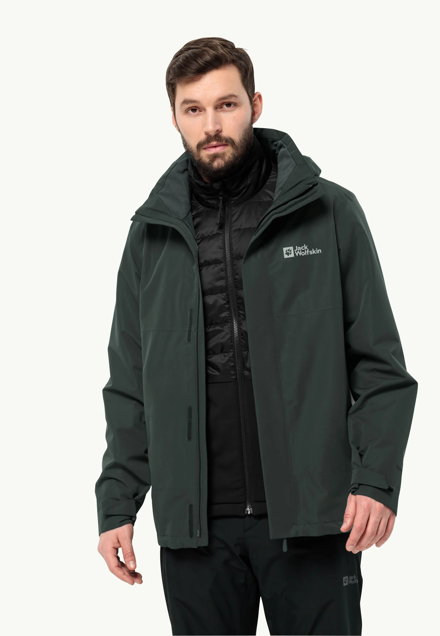 Jack Wolfskin Luntal 3In1 Jkt M Erkek Outdoor Mont