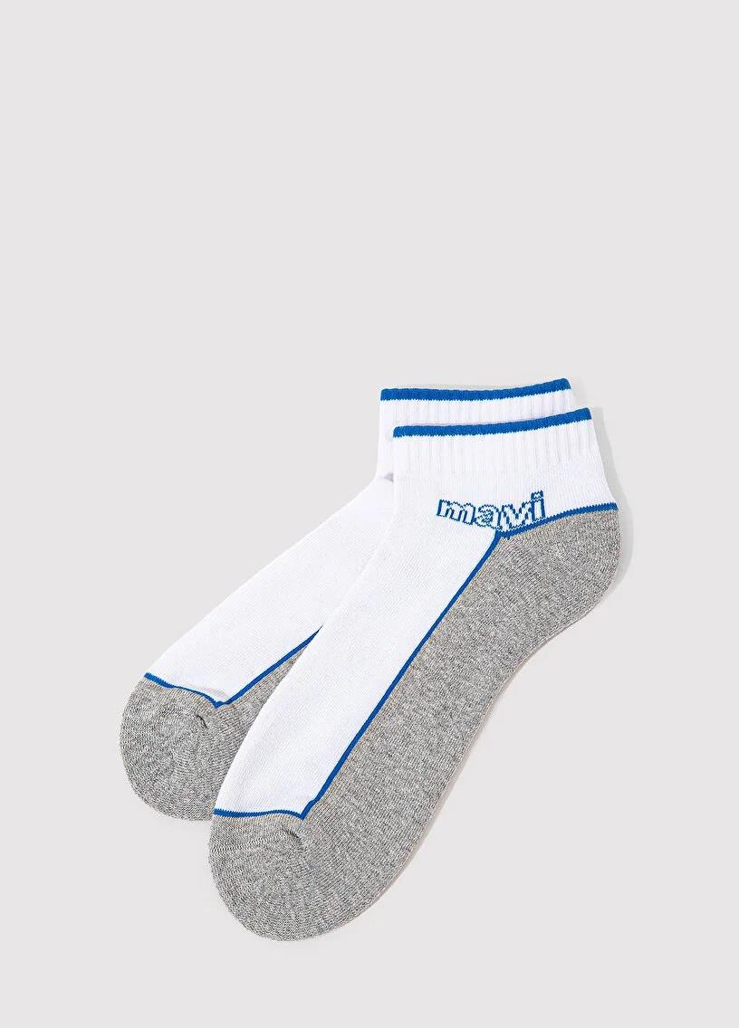 Mavi Patik Çorap Doğal Gri 0911128-83900