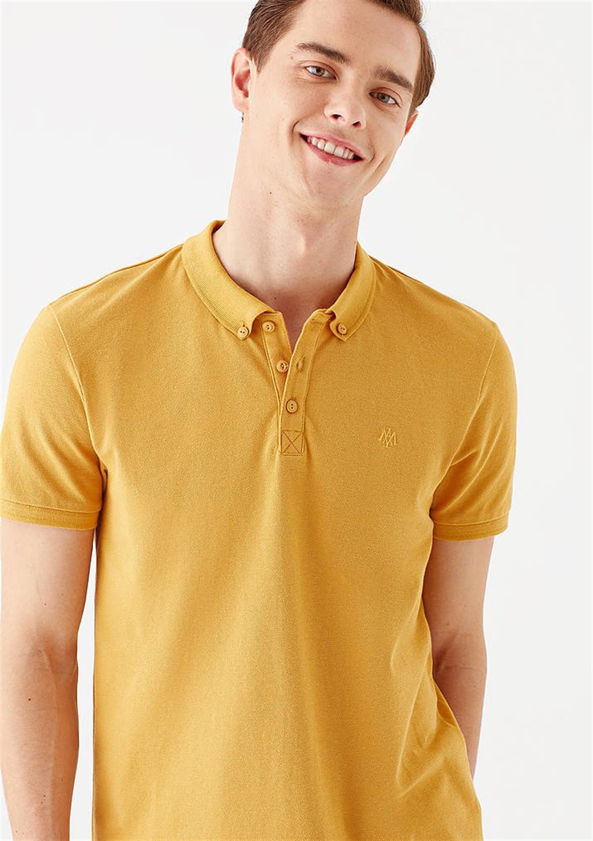 Mavi Polo Tişört Hardal    063247-30719