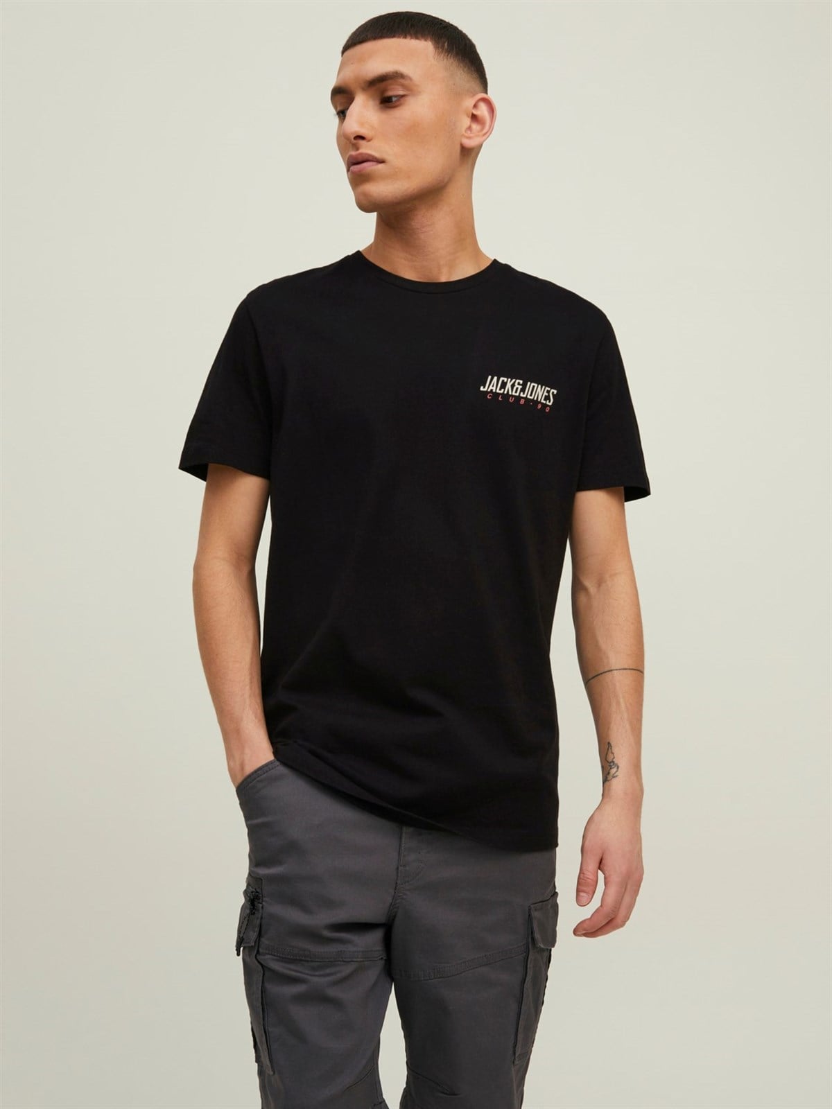 Jack&Jones Jcoclub Small Tee Ss  Erkek T-Shirt 12213762