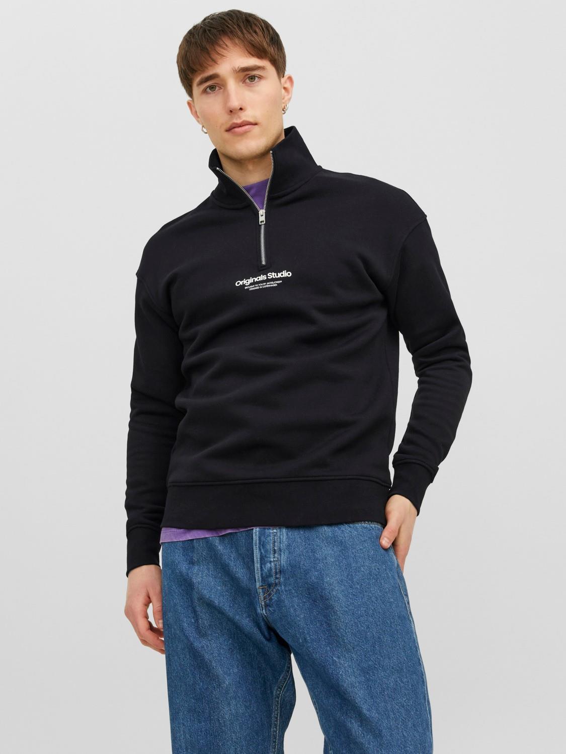 Jack&Jones Orıgınals Jorvesterbro Sweat Quarter Zıp Hn Sn Erkek Sweatshirt 12241777