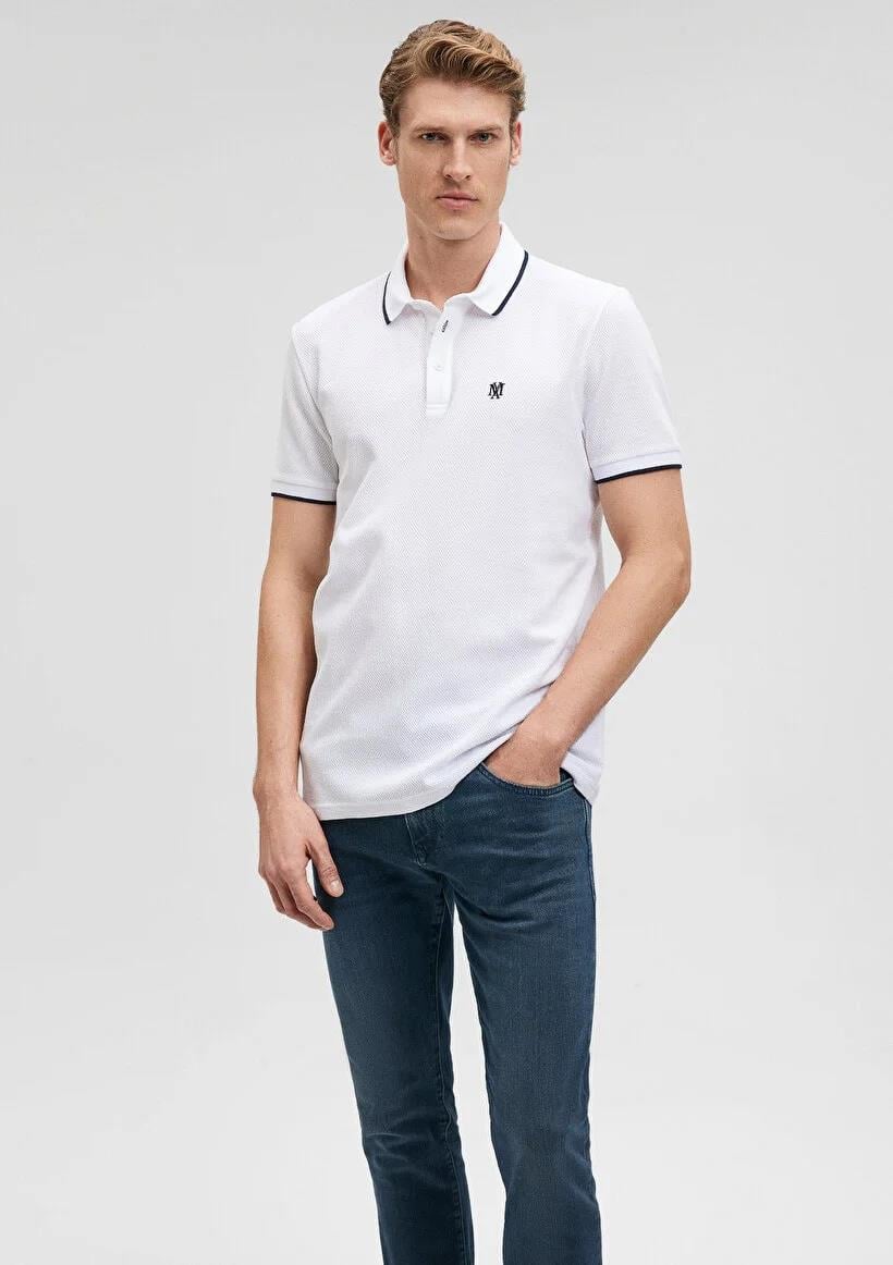 Mavi Polo Tee White Erkek T-Shirt