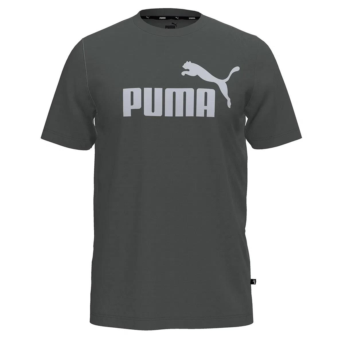 Puma Essentials Erkek Gri Günlük Stil T-Shirt 58666769
