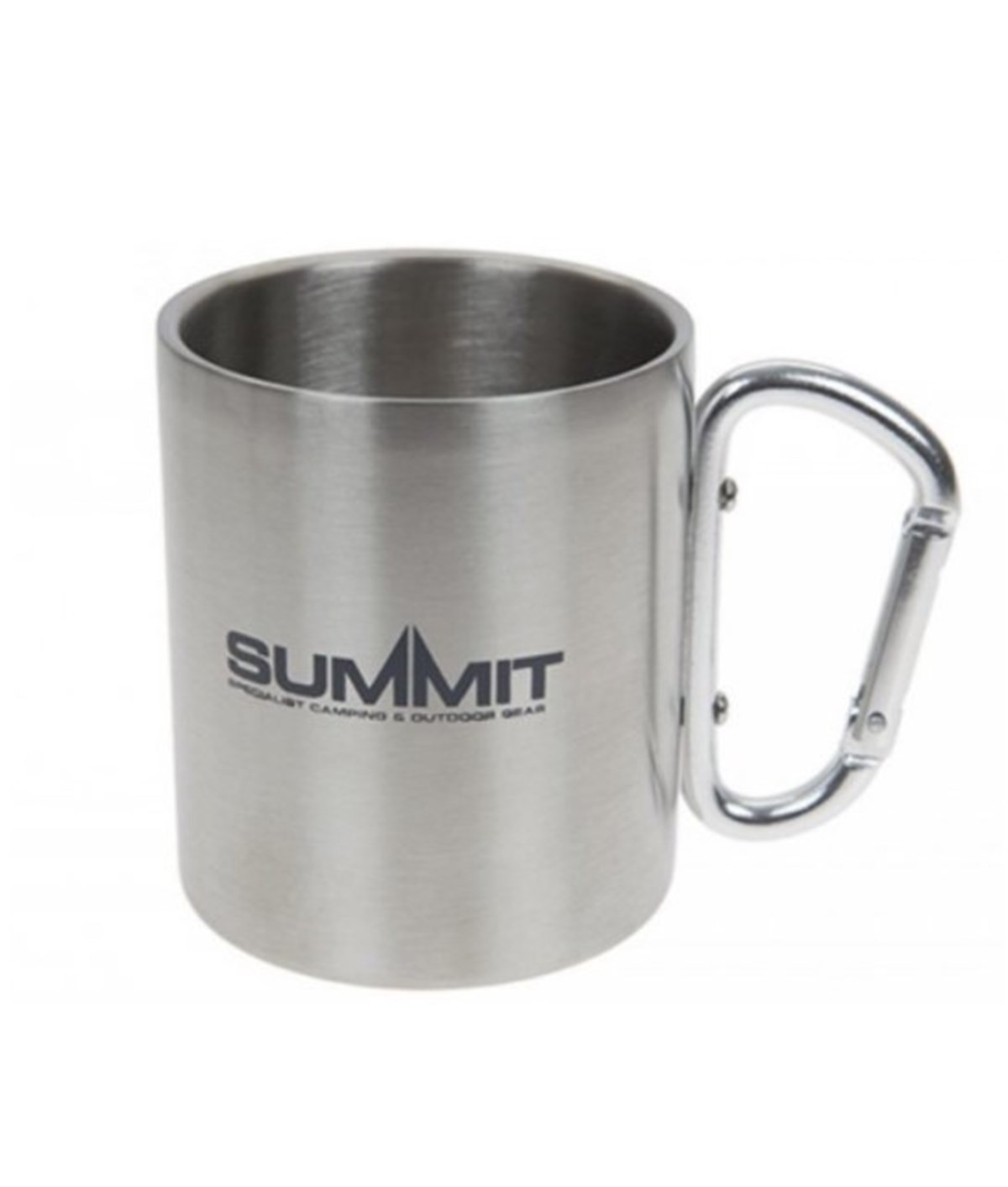 Summit Karabinalı Paslanmaz Çelik Kupa 300 Ml. Çift Cidarlı Alu / 663030