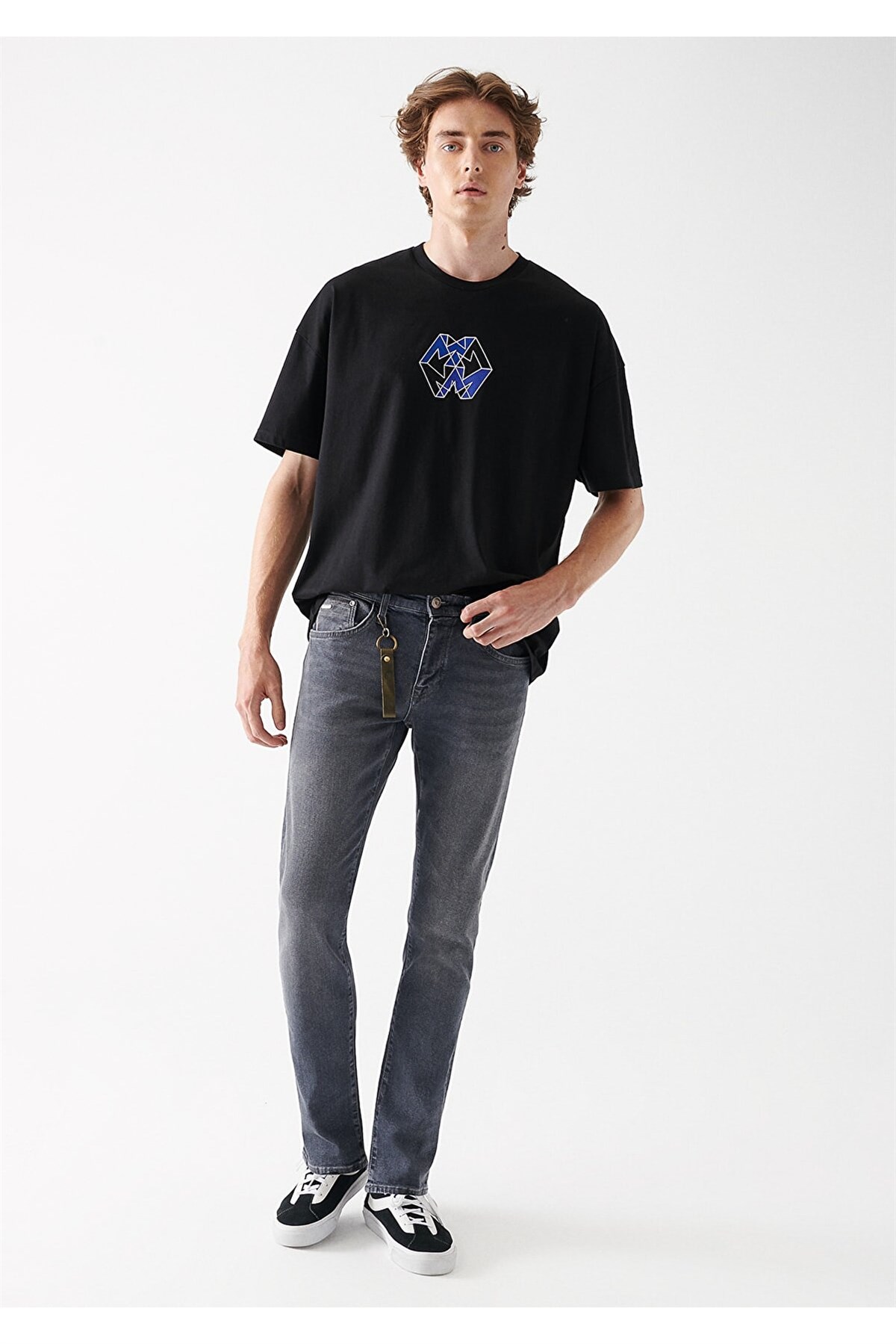 Mavi Jake Lt Grey Mavi Black Erkek Pantolon 0042233460