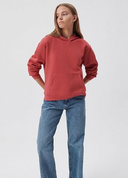 Mavi Kapişonlü Kadın Sweatshirt 167299-71102