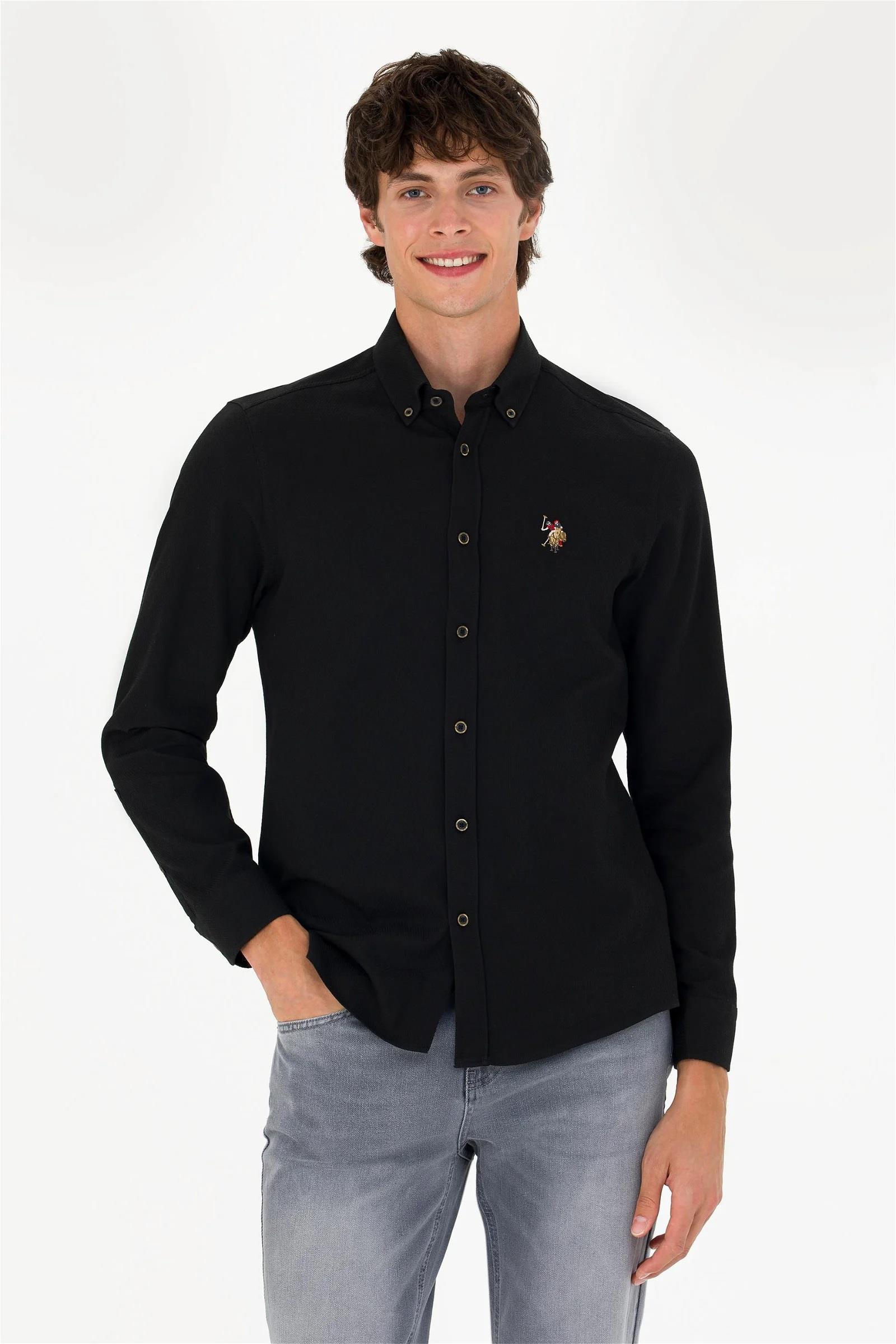 U.S. Polo Assn. Erkek Dokuma Gömlek