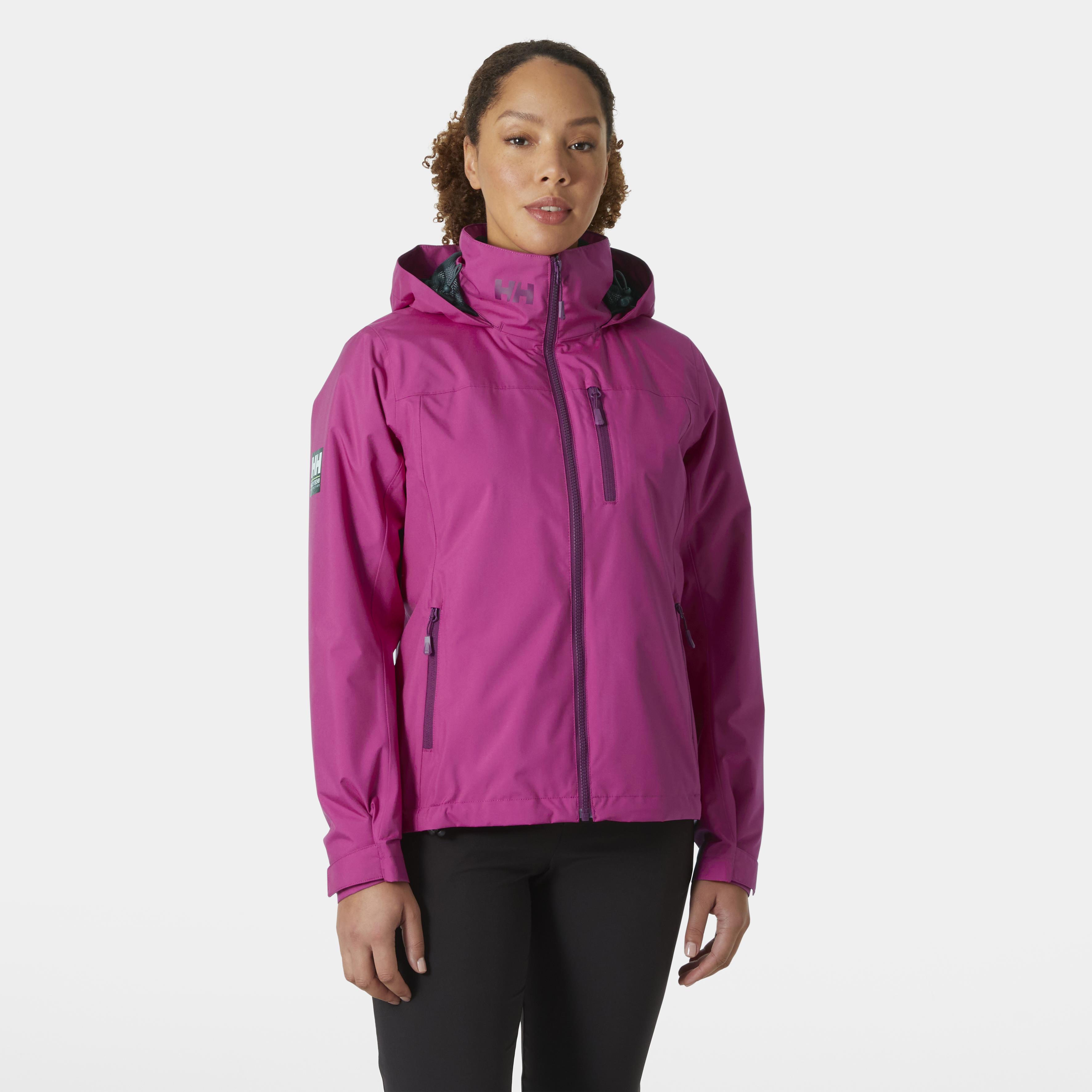 Helly Hansen Women's Black Crew Hooded Midlayer Jacket HHA.34447-990
