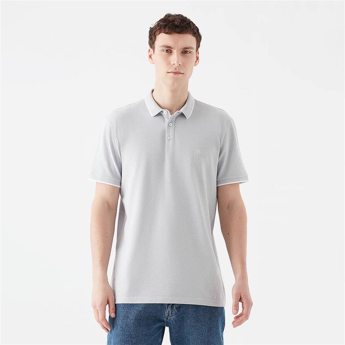 Mavi Polo Tişört Soluk Gri Erkek 065900-34019