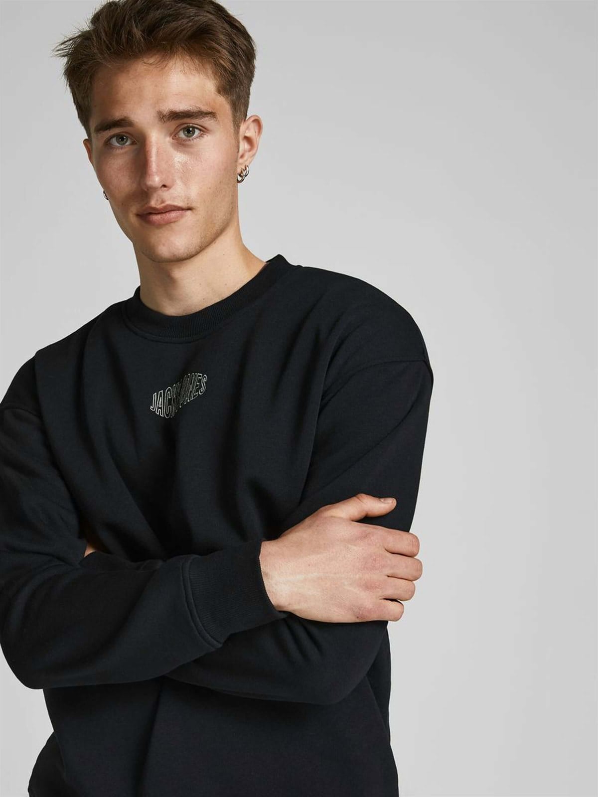 Jack & Jones  Jorworld Crew Neck  Erkek  Sweatshirt - 12194083