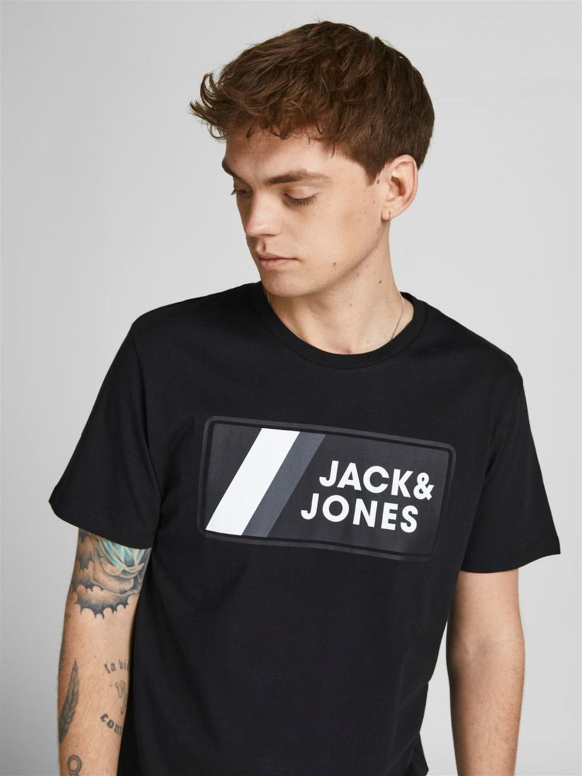 Jack&Jones Jcojake Tee Ss Crew Neck Fst Erkek T-Shirt 12207493