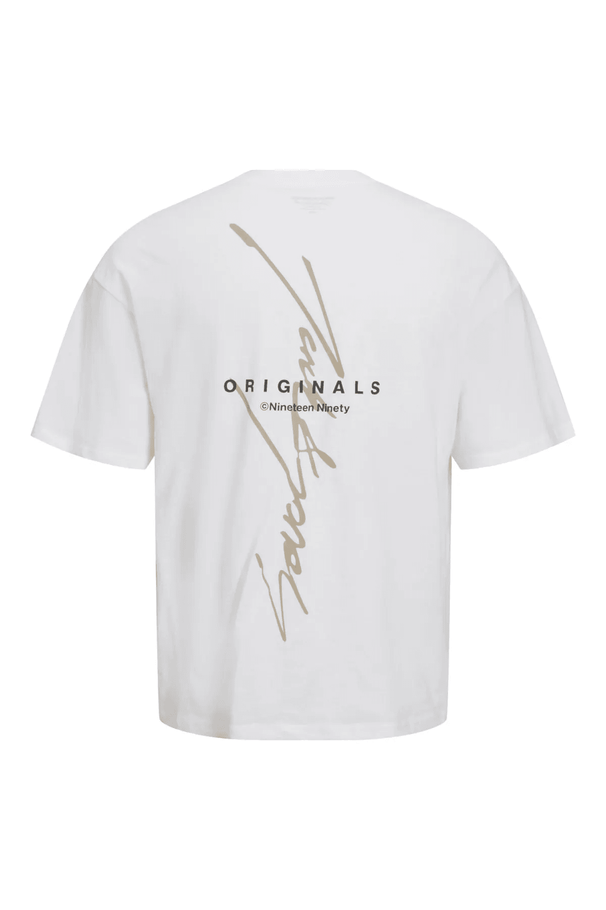 Jack&Jones Jorscrıptıng Tee Ss Crew Neck Blk Erkek T-Shirt 12230181