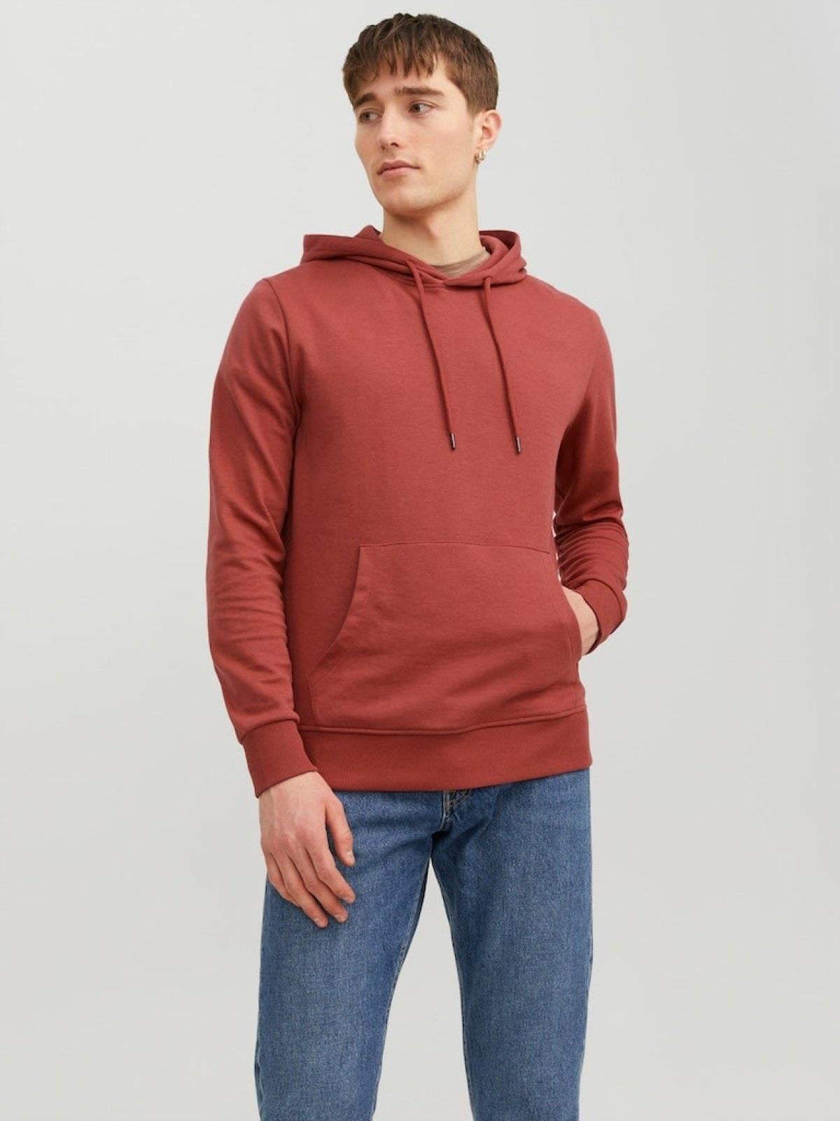 Jack&Jones Jjebasıc Sweat Hood Noos Erkek Sweatshirt 12182537