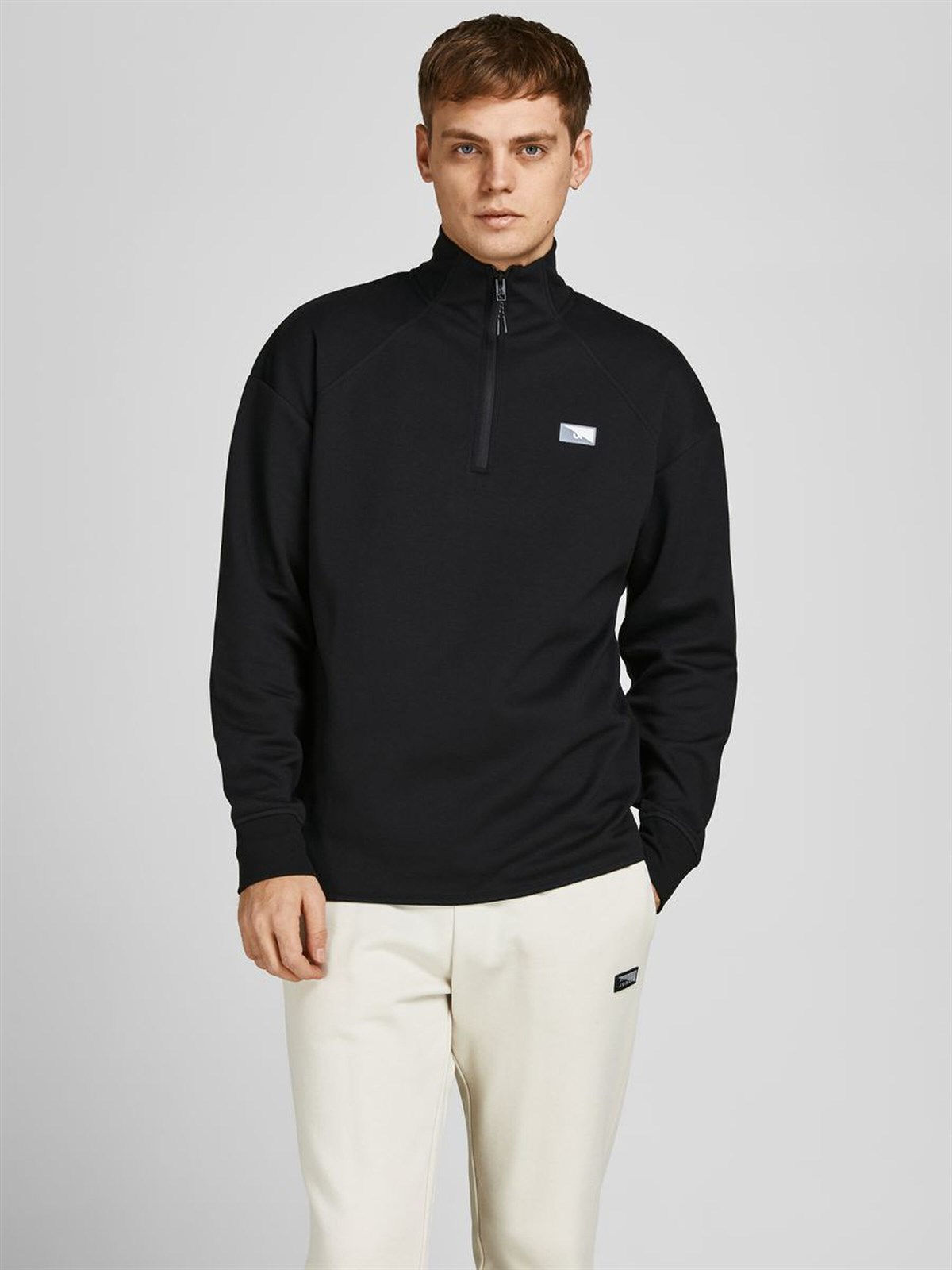 Jack&Jones Jcoaır Half Zıp Erkek Sweatshirt 12204920