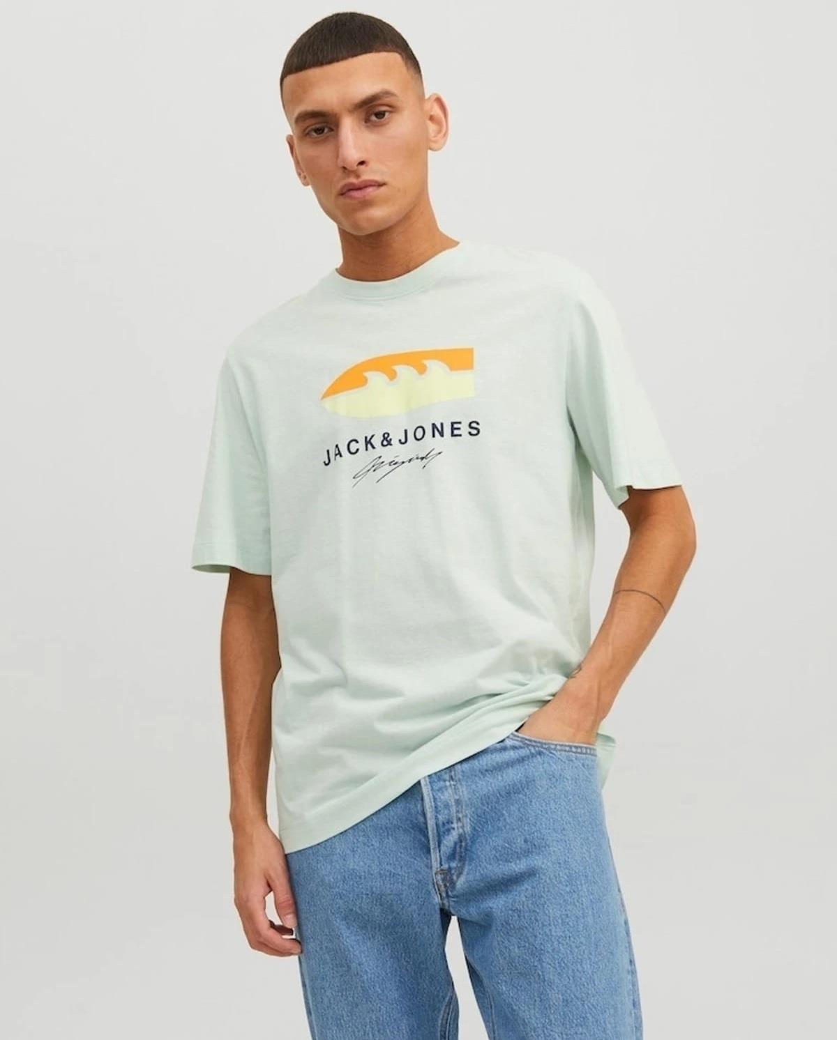 Jack&Jones Jortulum Logo Tee Ss Crew Neck Ln Erkek T-Shirt 12234214
