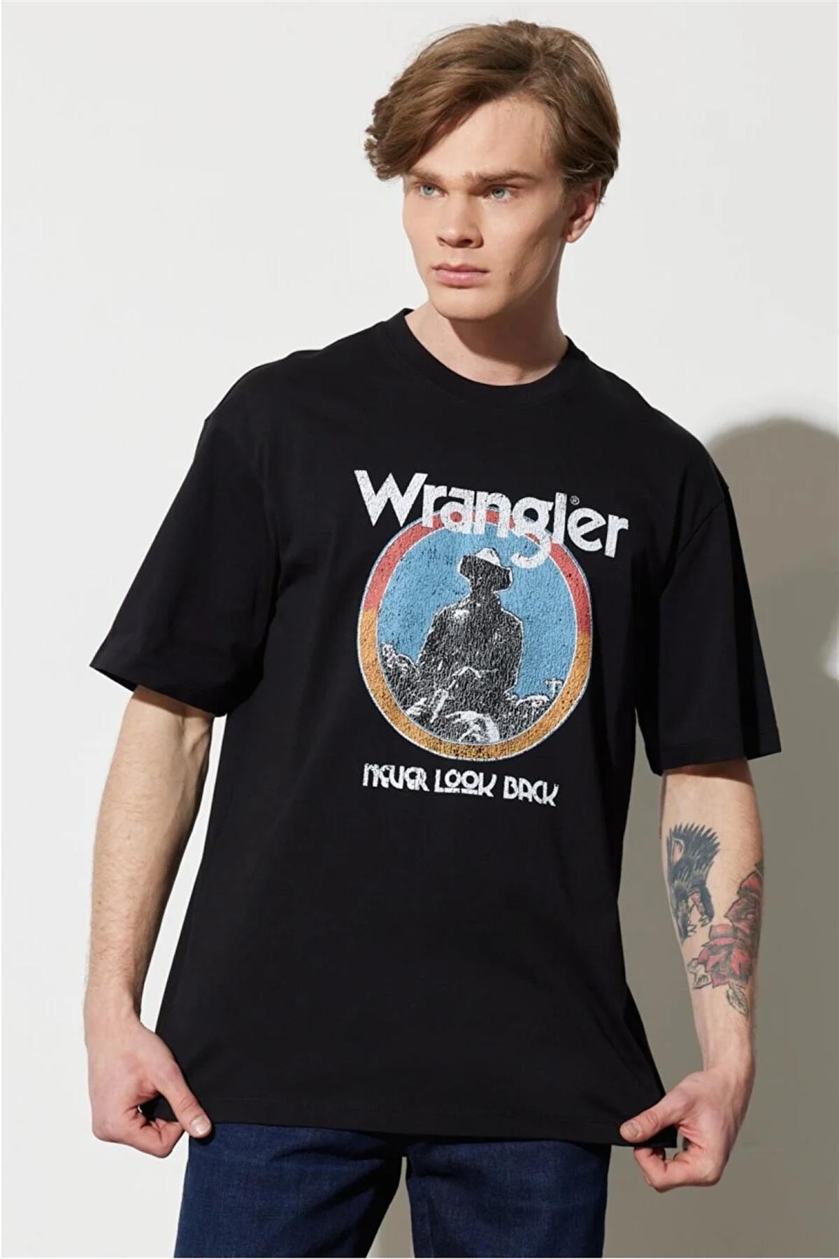 Wrangler Bisiklet Yaka T-shirt W7CBEE100