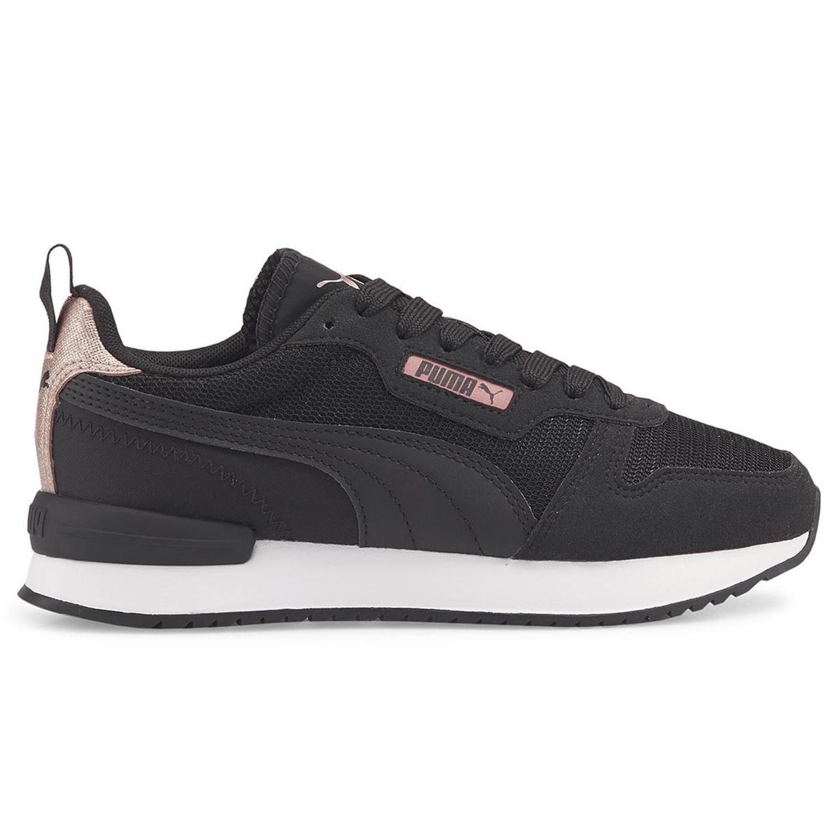 Puma R78 Metallic Jr Puma Black-Puma Bla Unisex Günlük Ayakkabı 38393101