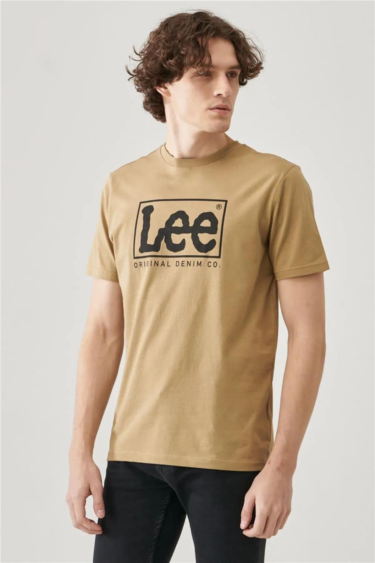 Lee Lightweight SS XM Wobbly Logo Crew Neck Bisiklet Yaka T-shirt L68TYS56