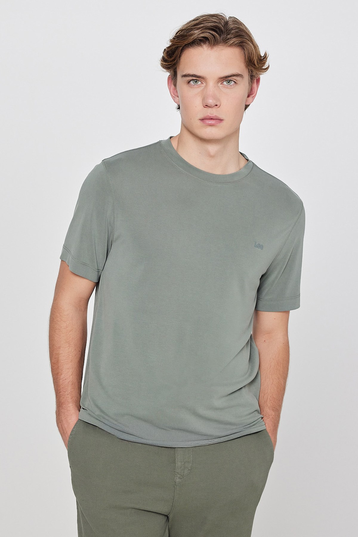 Lee Bisiklet Yaka T-shirt L2610126801