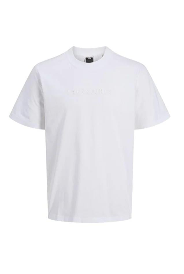 Jack Jones Jcorecharge Mold Tee SS Crew Neck LN Erkek T-shırt-12273070