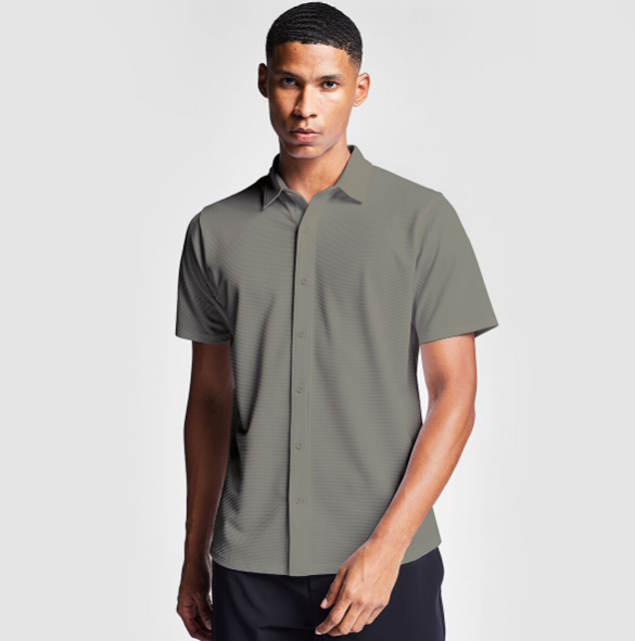 Lescon 26S-1207-26B Kısa Kol Erkek Gömlek 26BTEB001207