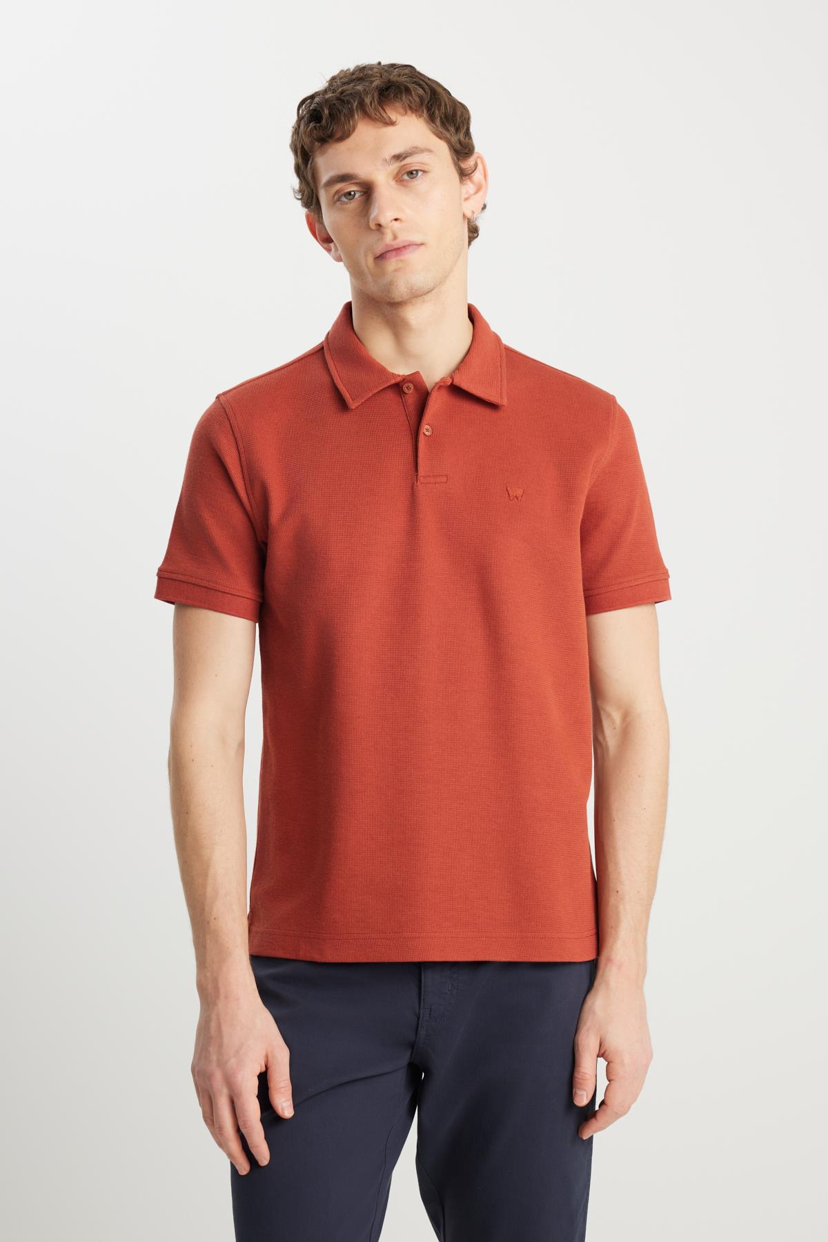 Wrangler Erkek Regular Fit Polo Erkek T-shirt