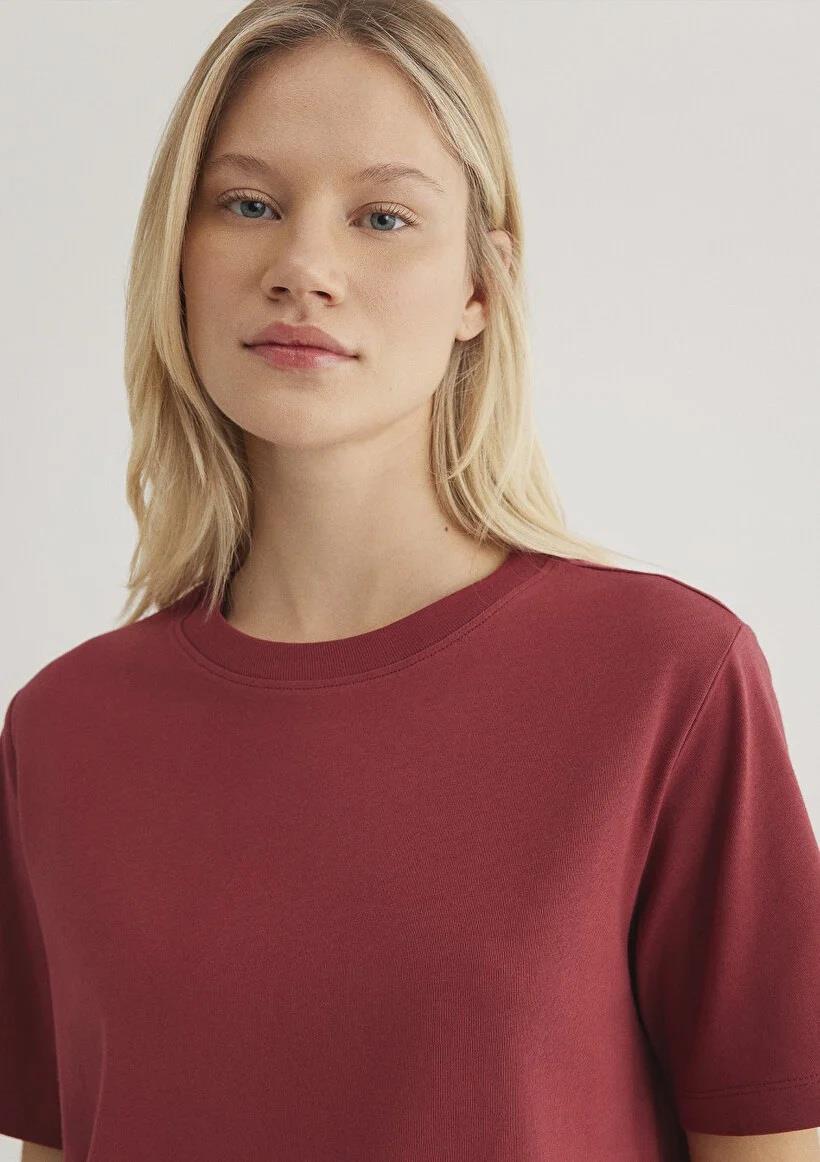 Mavi Kısa Kollu Basıc  Red Ochre Kadın T-Shirt 1600965-70450