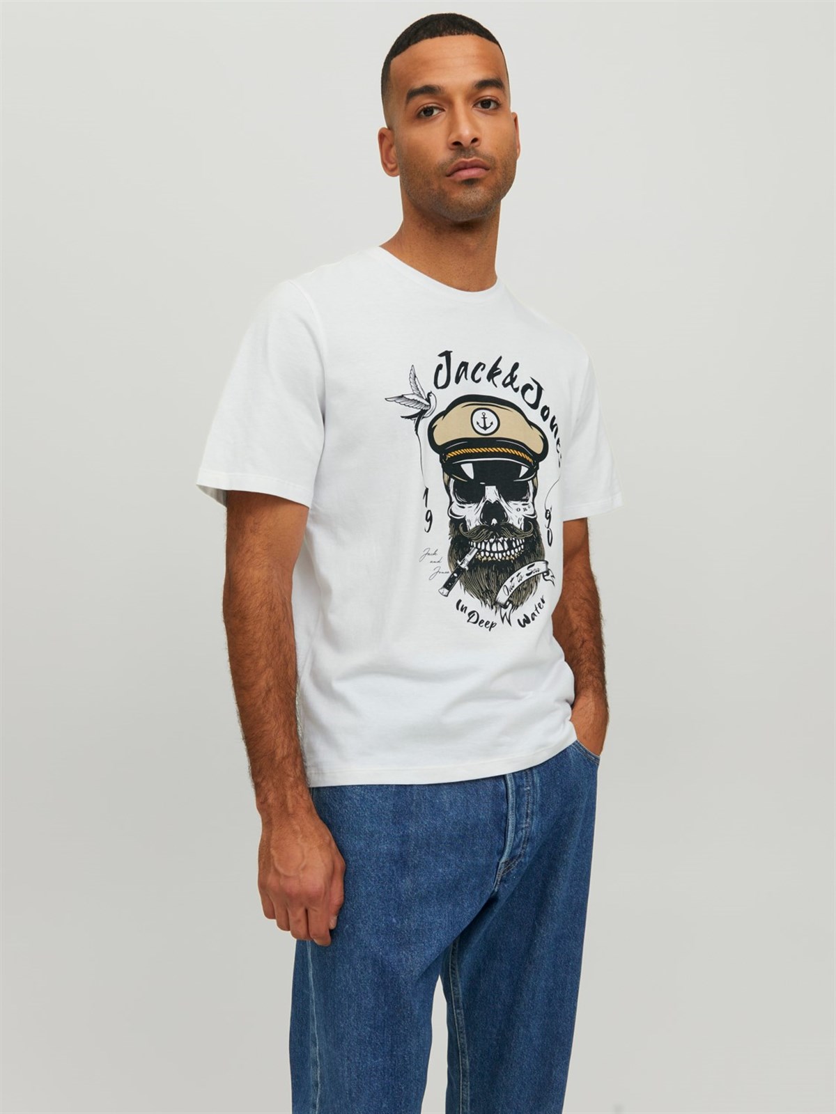 Jack&Jones Jorroxbury Tee Ss Crew Neck Sn Erkek T-Shirt 12227779