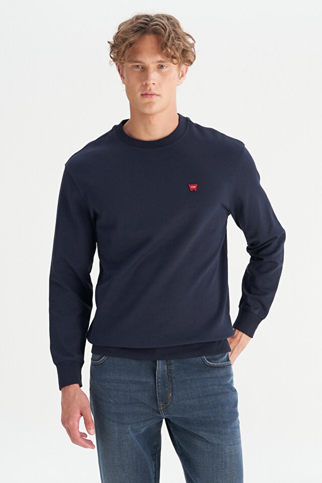 Wrangler Erkek Patch Logo Sweatshirt GW2520255410
