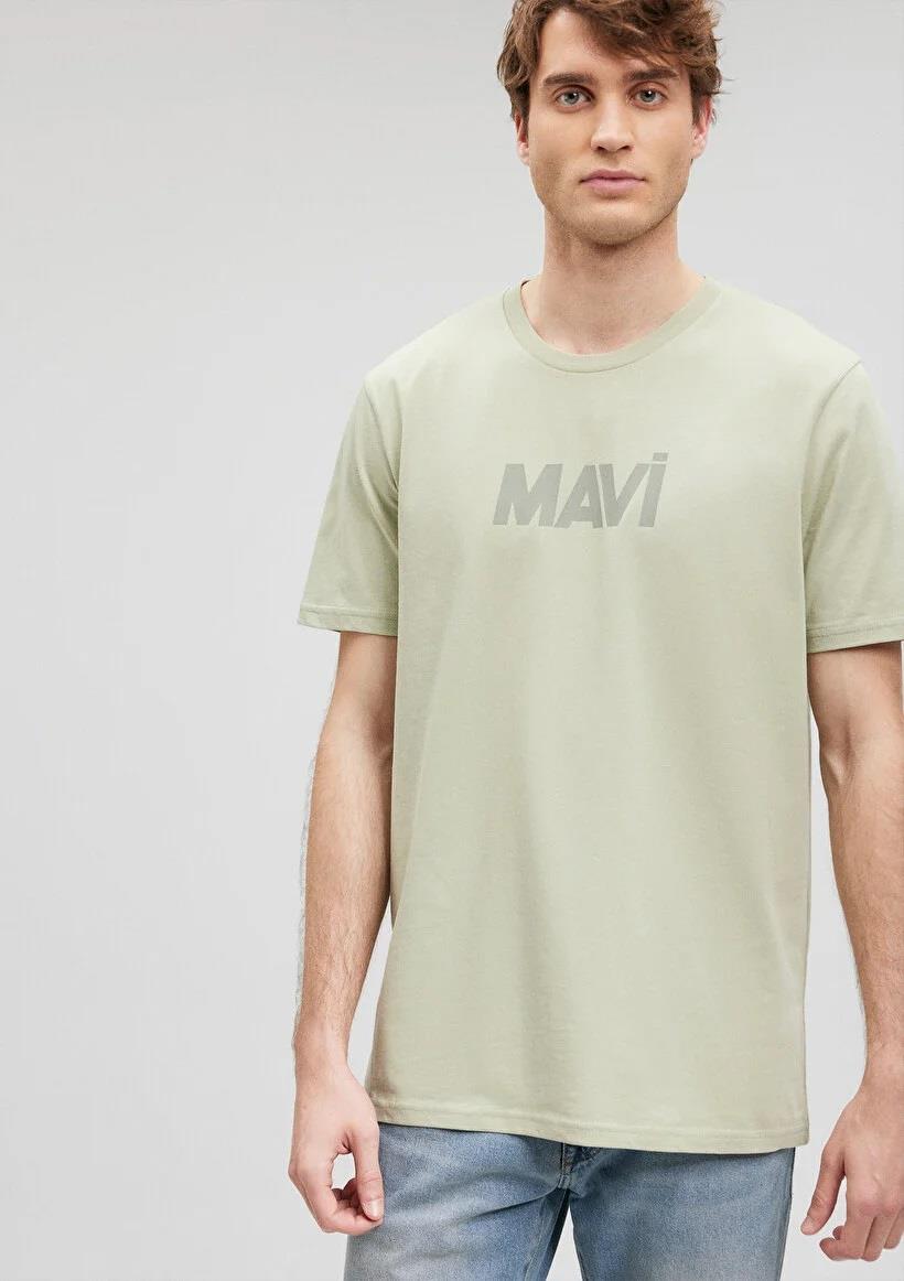 Mavi Baskılı Unisex T-Shirt 066846-85873