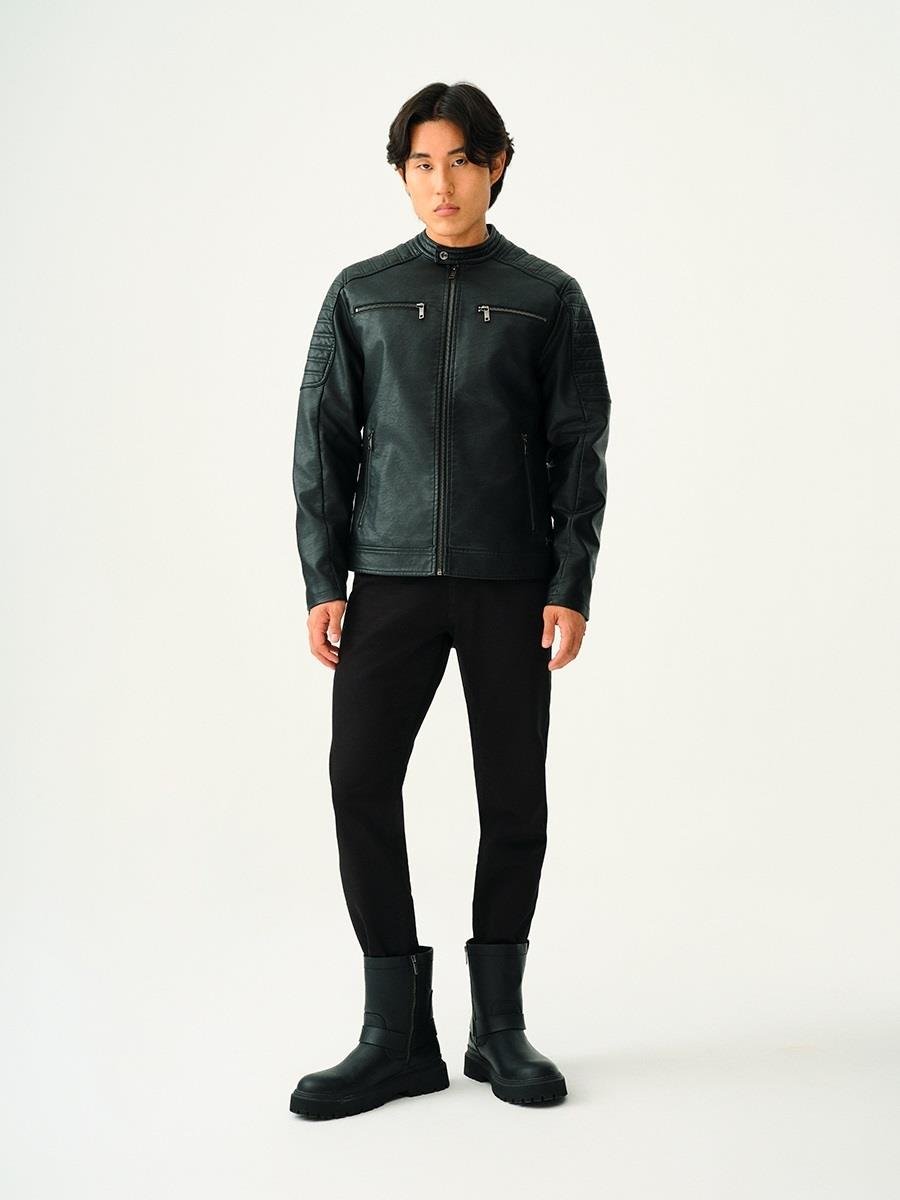 Loft Erkek Black Deri Mont LF2033245