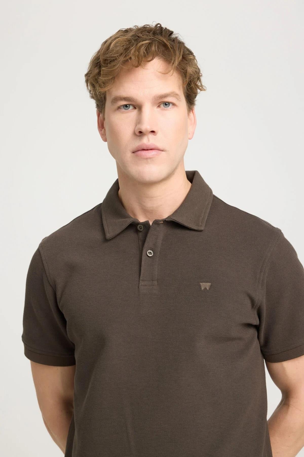 Lee Kısa Kollu Polo Erkek T-shirt W241557801