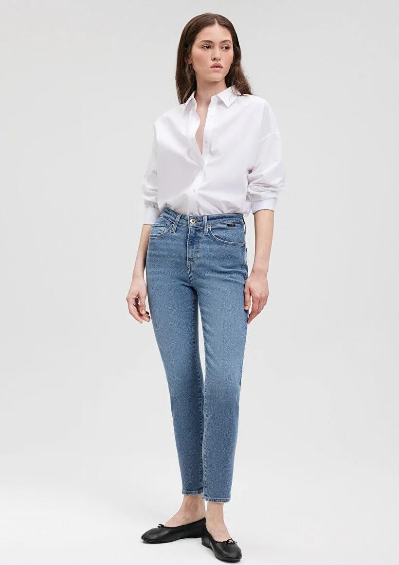 Mavi Cındy Shaded Gold Shape Kadın Pantolon 100277-33555