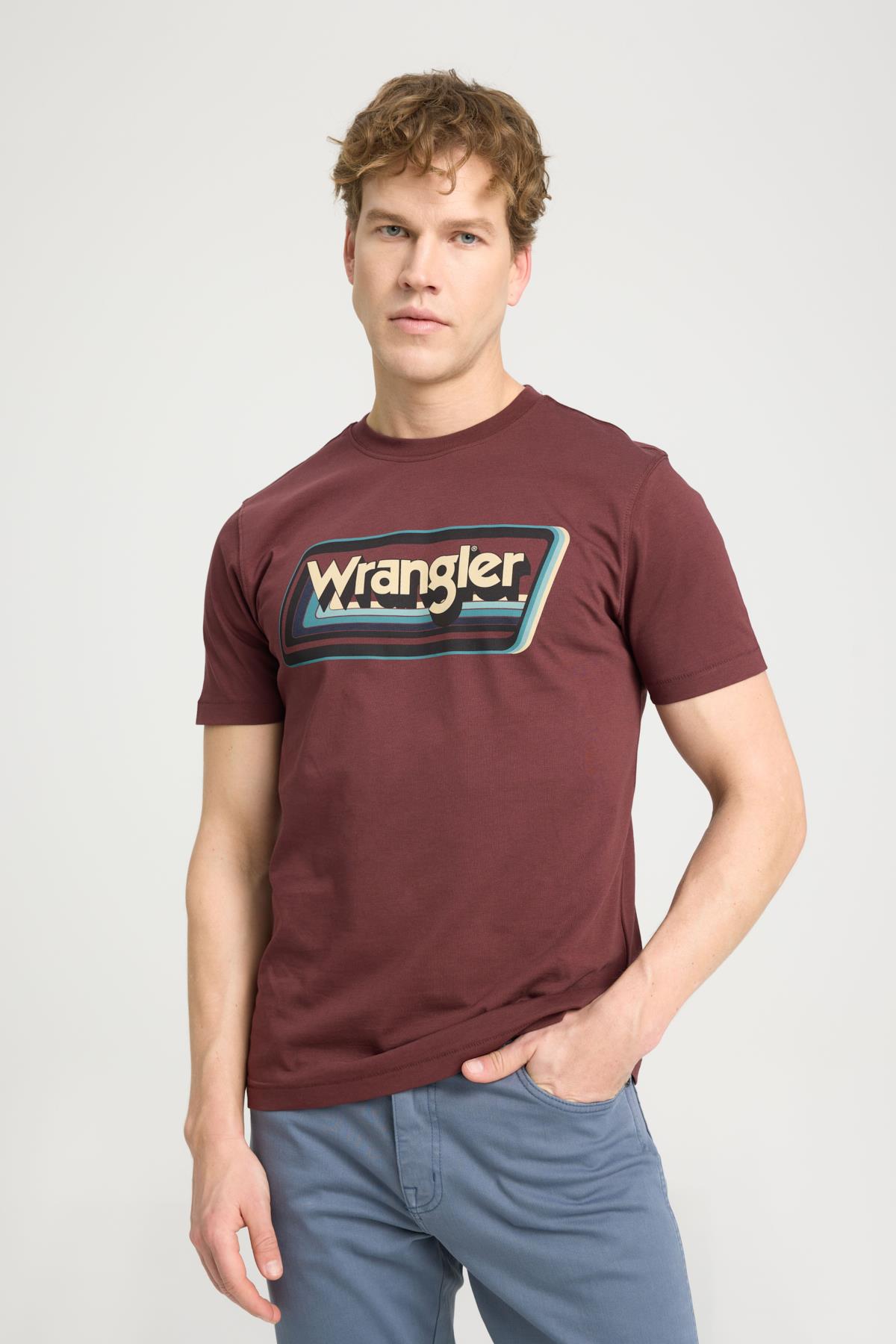 Wrangler Bisiklet Yaka Erkek T-shirt