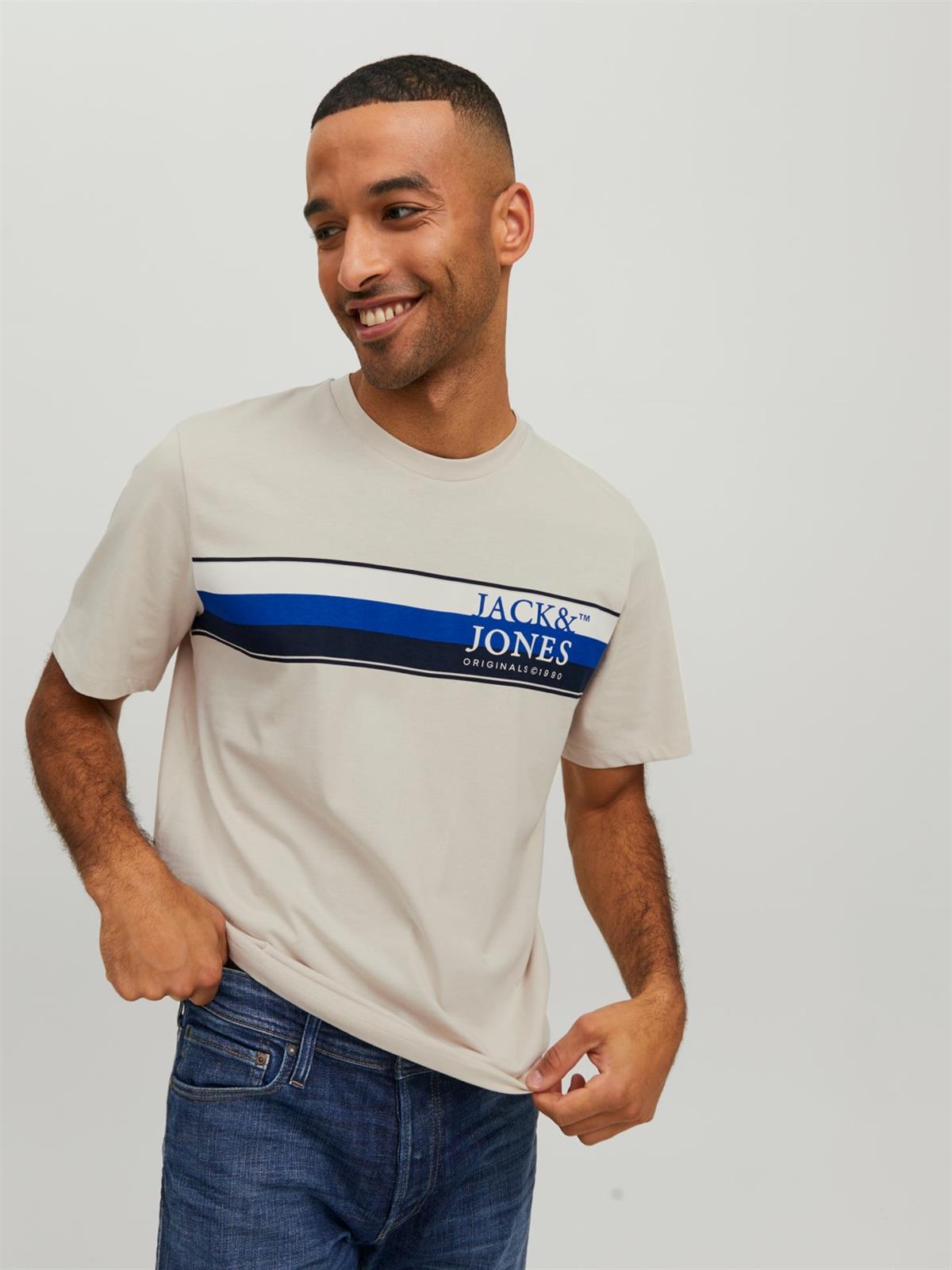 Jack&Jones Jorcodyy Tee Ss Crew Neck Sn Erkek T-Shirt 12228542