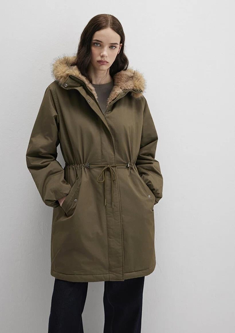 Mavi Kapişonlu Parka Ivy Green Kadın Mont 1110786-71549
