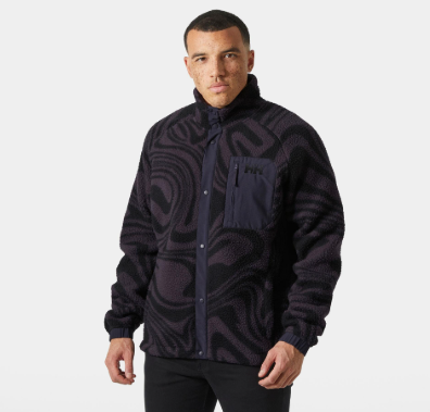 Helly Hansen Panorama Prınted Pıle Snap Erkek Mont HHA.63349