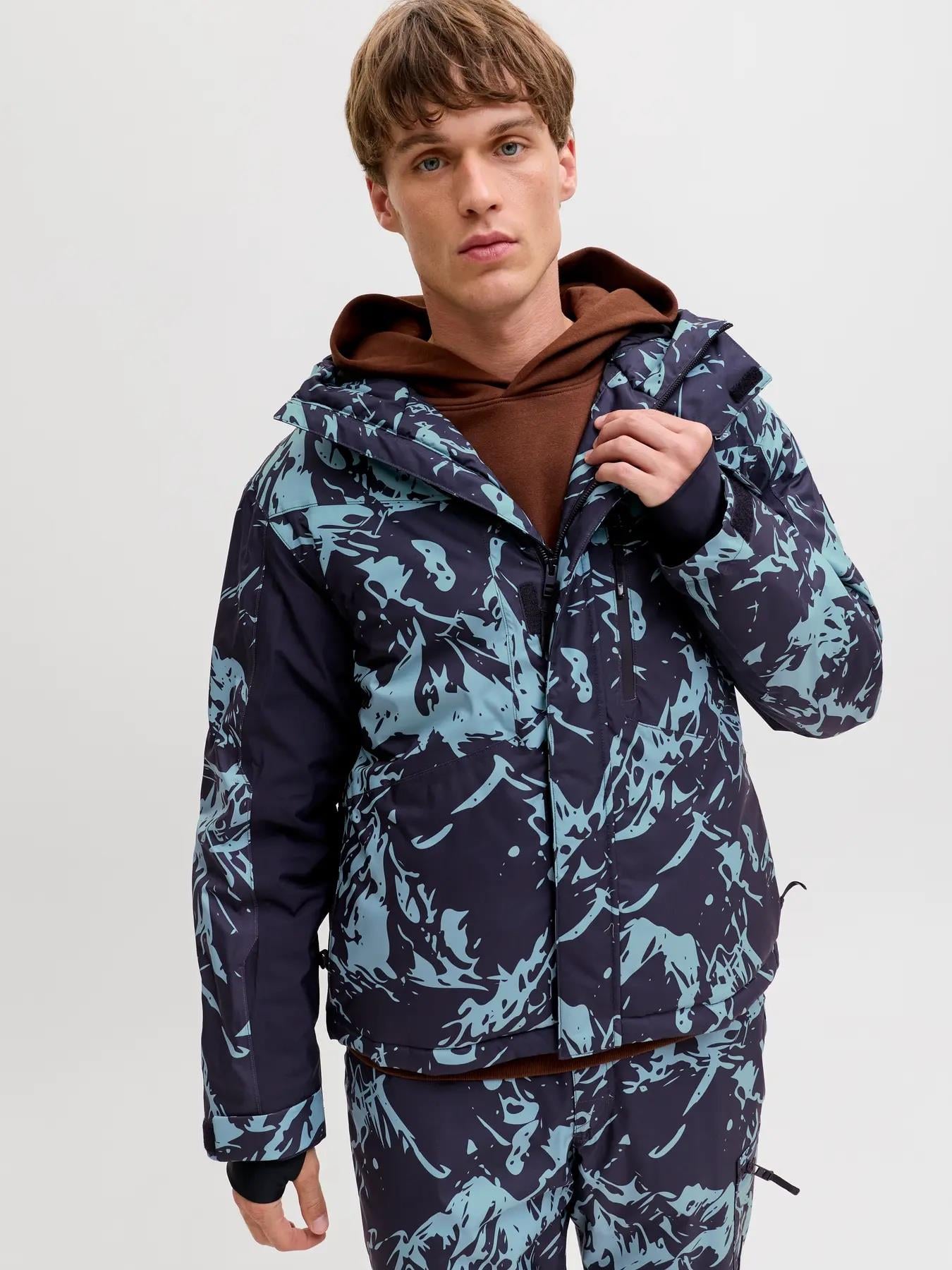シャコガイル Jack & Jones Alpes Heat Quilted Lacivert Erkek Mont 12286684