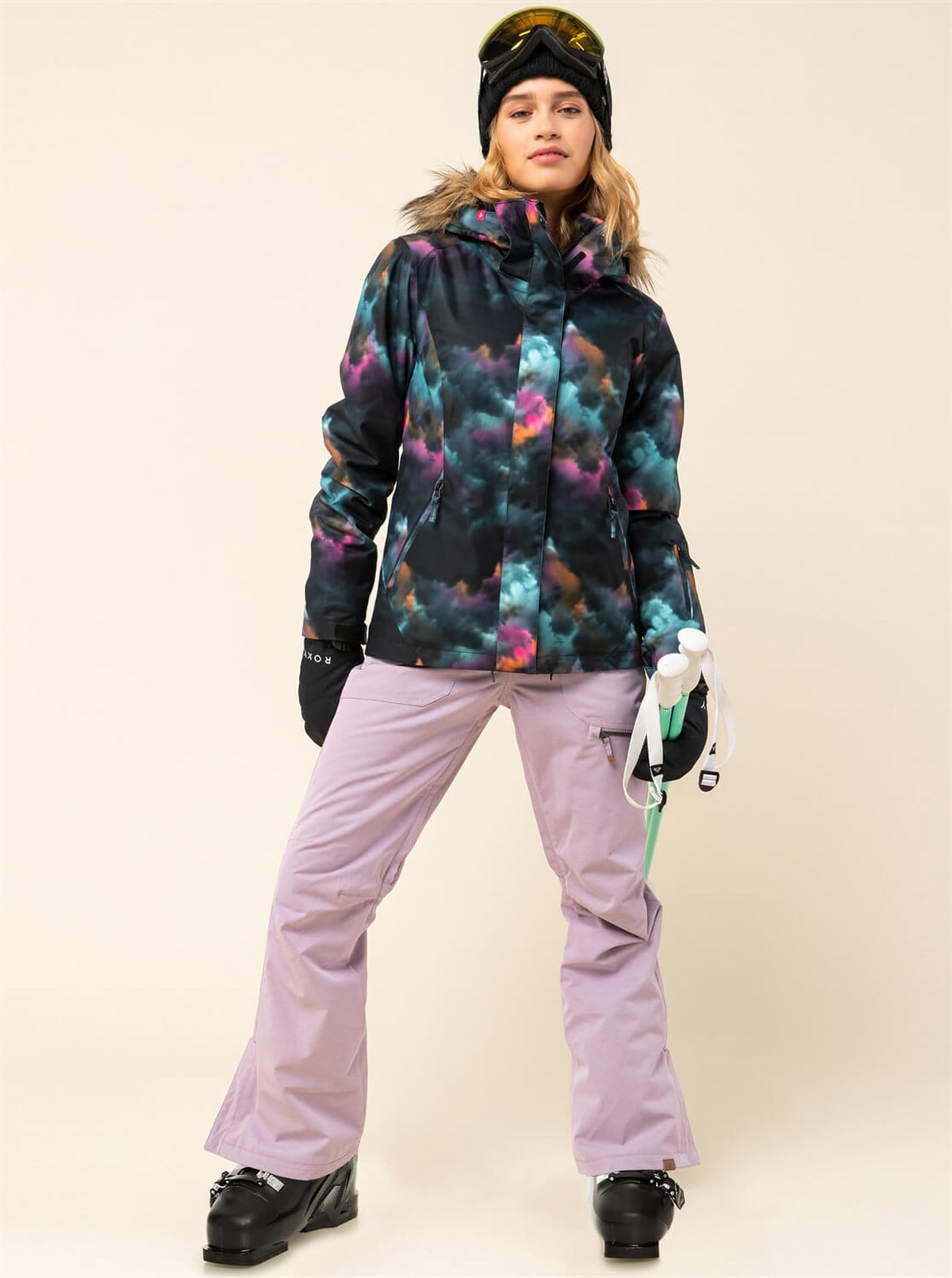 Roxy Jet Skı Jk Kadın Snowboard Ceket - ERJTJ03319