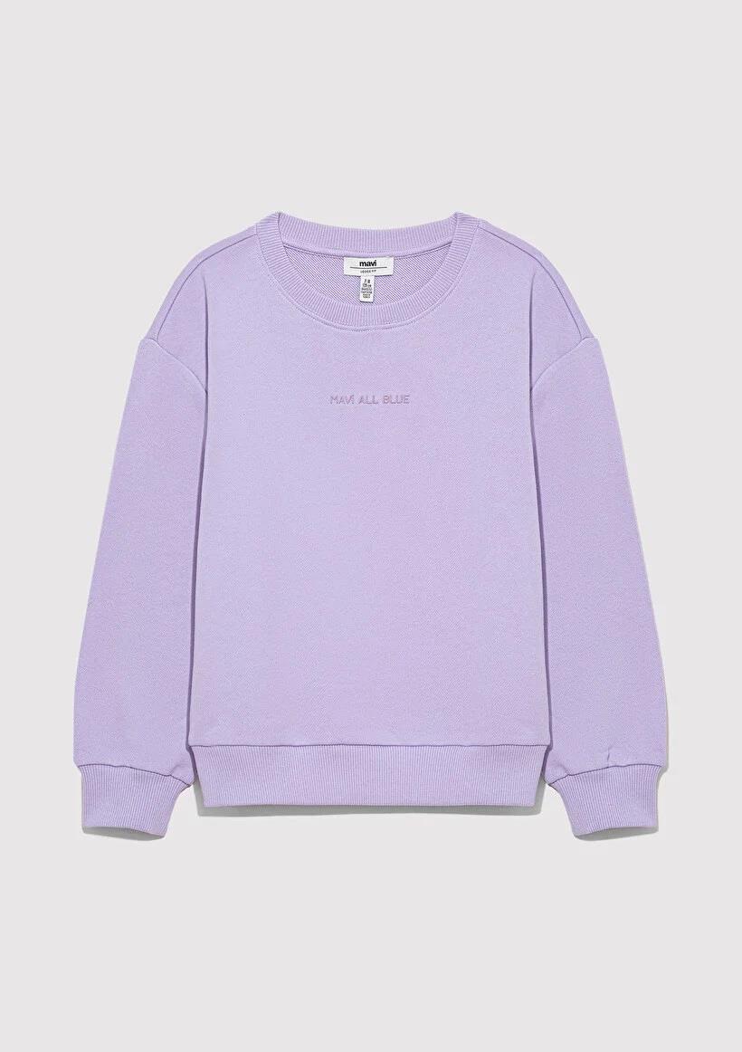 Mavi Çocuk Organik Pamuklu Sweatshirt 7S10043-70529