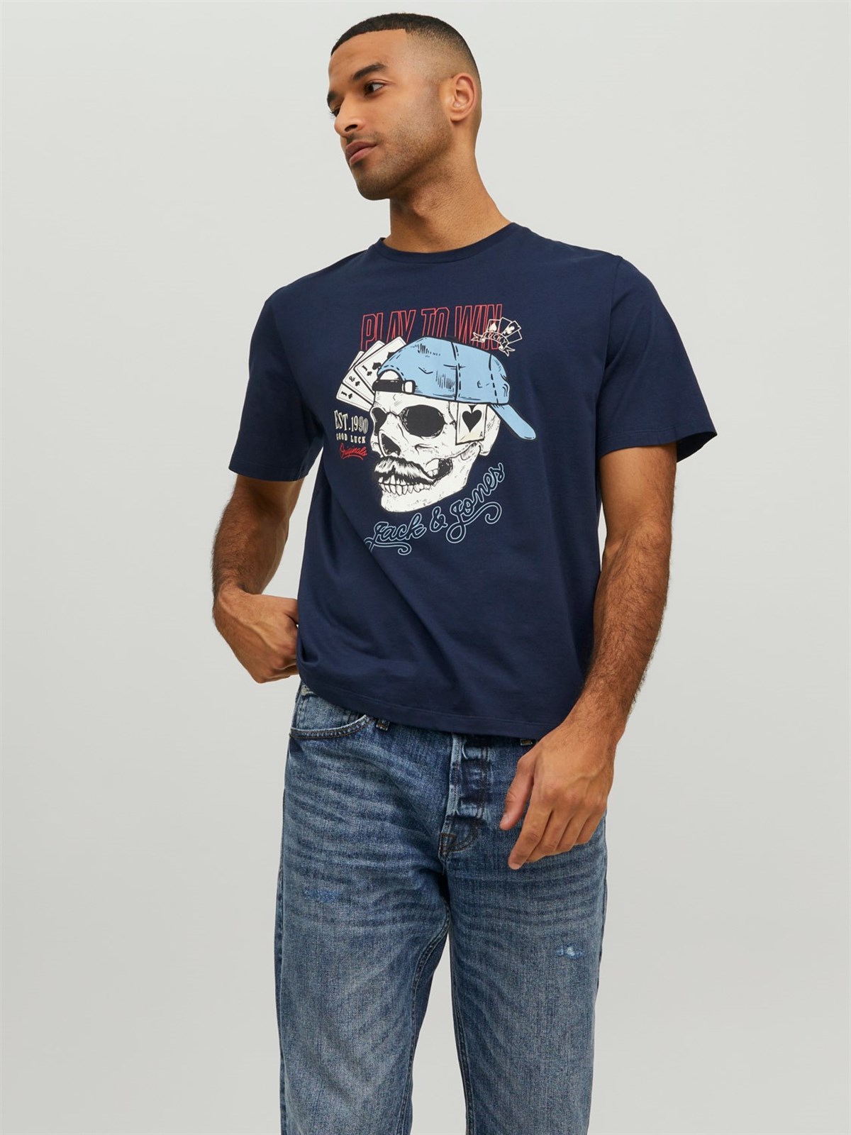 Jack&Jones Jorroxbury Tee Ss Crew Neck Sn Erkek T-Shirt 12227779