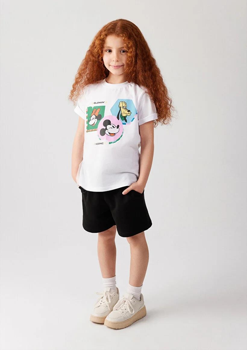 Mavi Mickey Mouse Çocuk T-shirt
