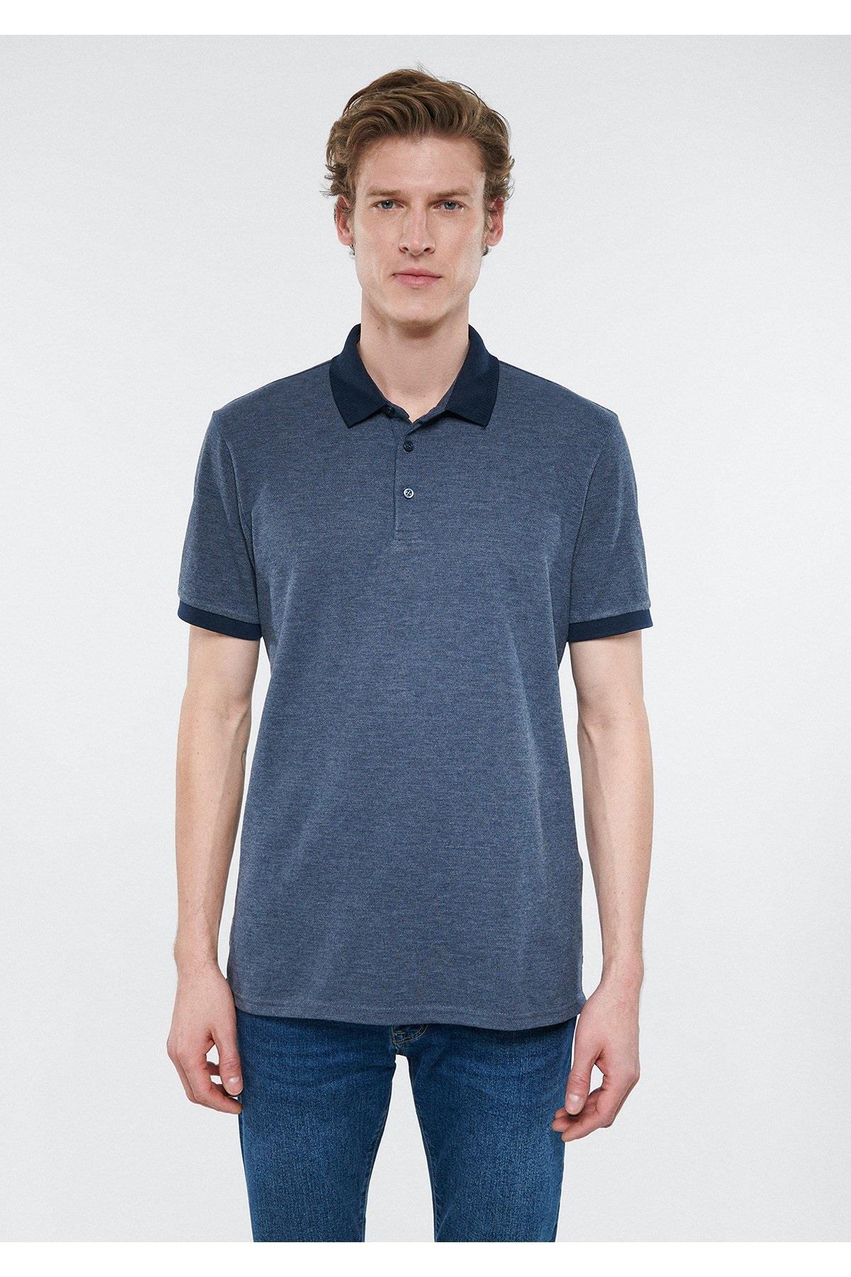 Mavi Polo Yaka Erkek T-Shirt